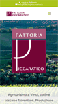 Mobile Screenshot of fattoriapiccaratico.it